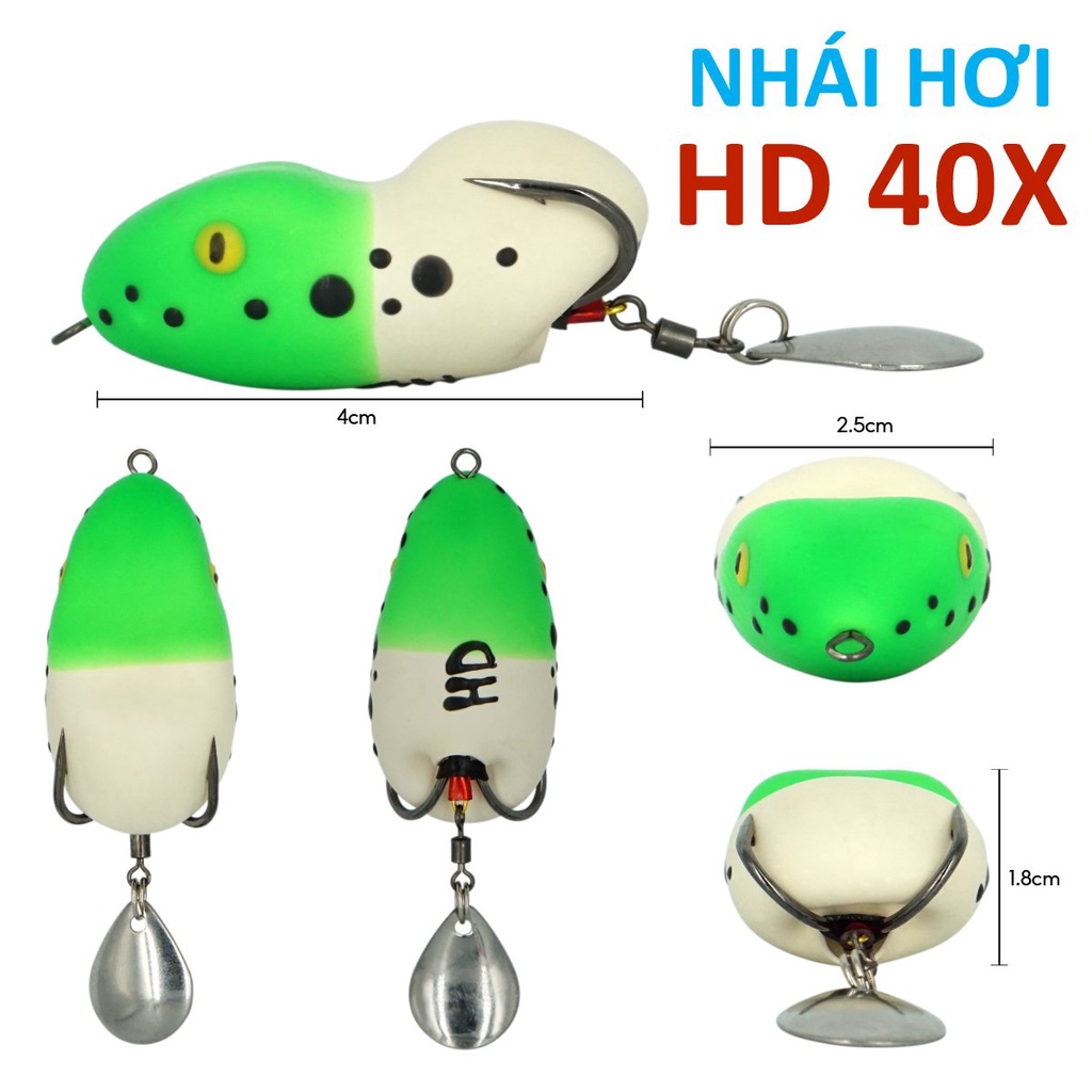 HD40X CHA GIÀ VLOGS {siêu nhạy cá} chuyên săn lóc,chuối ...chất liệu cao su THÁI LAN