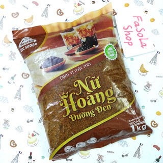 Đường đen BIÊN HÒA - NỮ HOÀNG 1kg, trà sữa trân châu caramen sốt bbq bánh nướng, nấu ăn thay đường đen Beksul Hàn Quốc