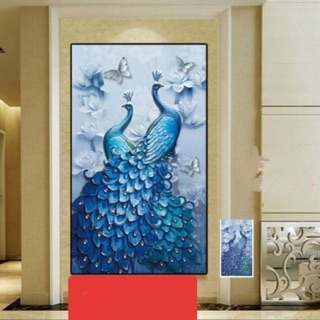 Tranh đính đá Đôi Công DF2816 (60x100) chưa đính