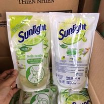 [Chính hãng] Combo 3 bịch nước rửa chén Sunlight thiên nhiên muối khoáng và lô hội 550g 1 bịch