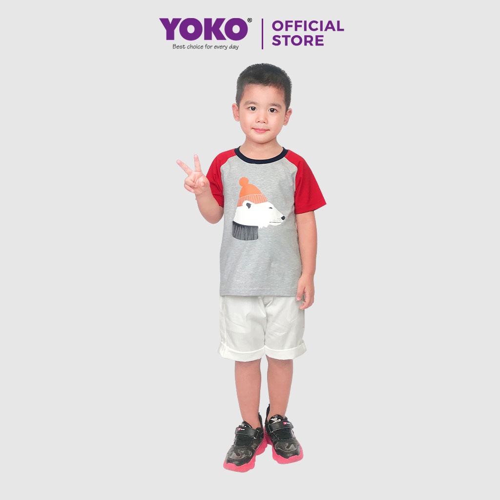 Áo Thun Tay Ngắn Bé Trai (1-9 Tuổi) YOKO KID’S FASHION 21345T