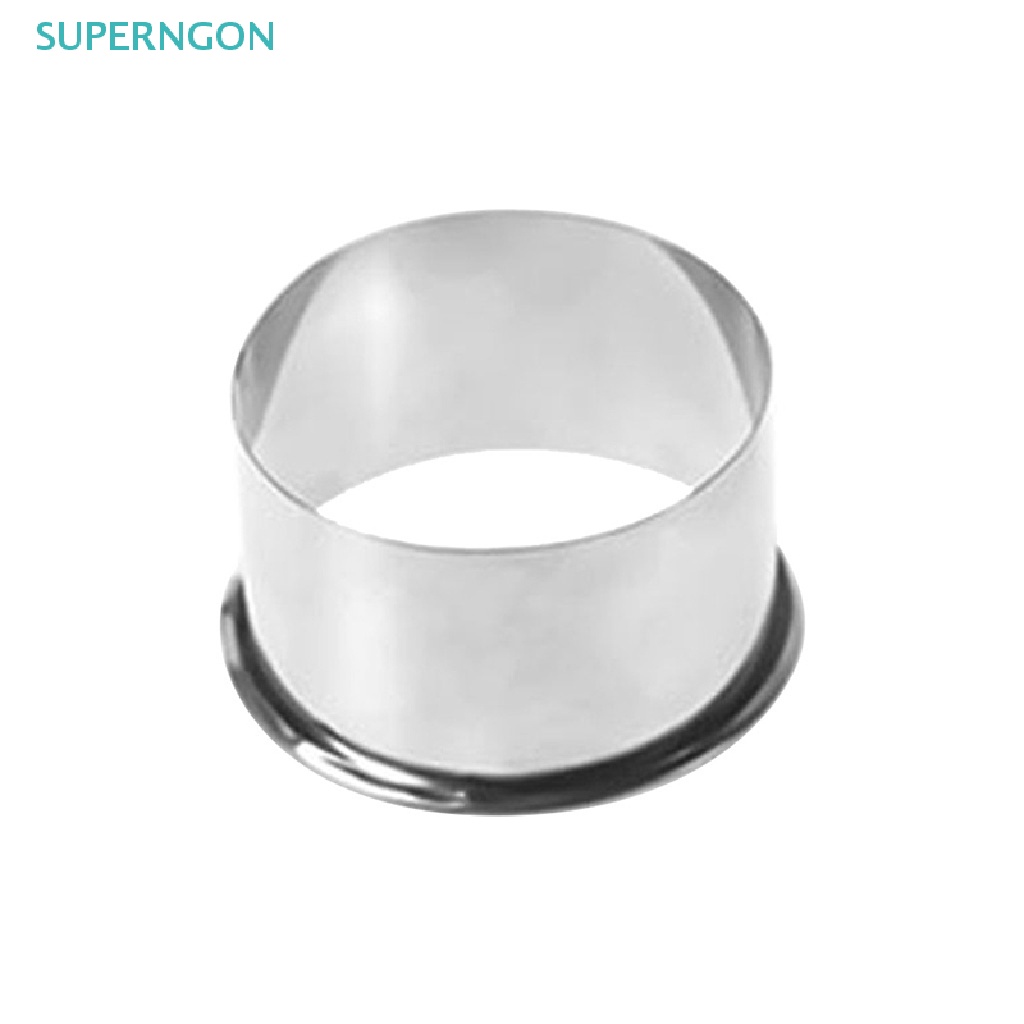 Khuôn Cắt Bột Làm Bánh Hình Tròn Bằng Thép Không Gỉ 3 Kích Cỡ