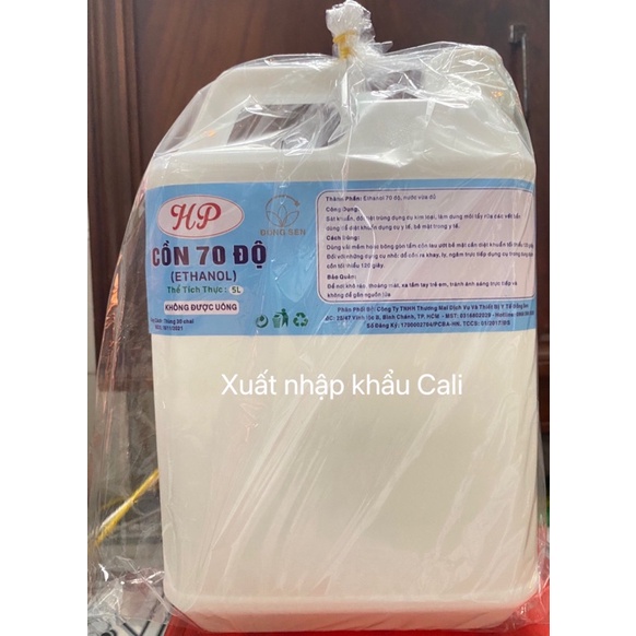 Can dubg dịch sát khuẩn 5 lít 90 độ/ dung dịch khử khuẩn