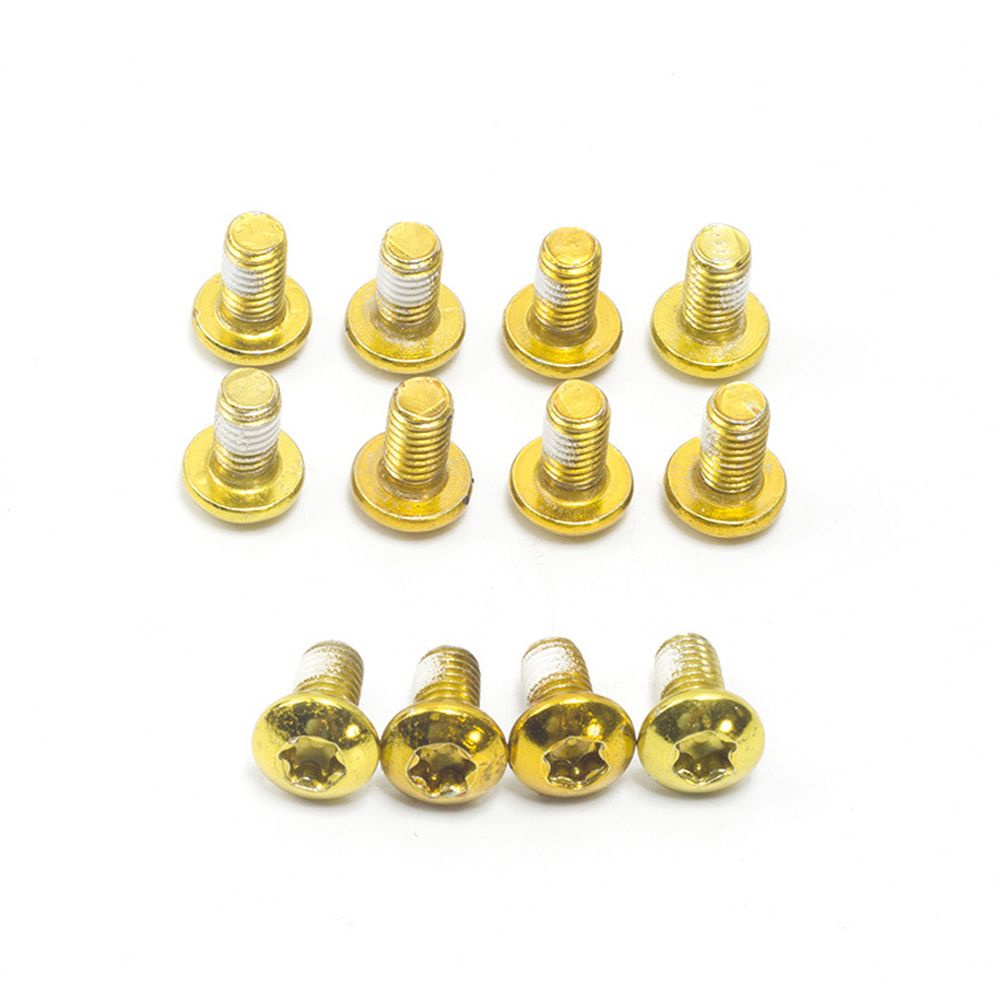 Set 12 ốc vít bằng thép không gỉ M5x9mm T25 cho xe đạp leo núi