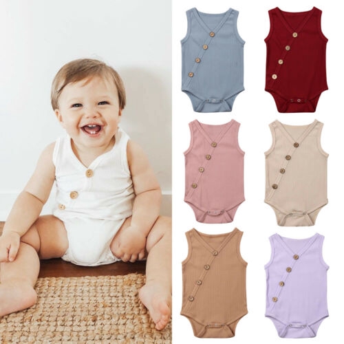 Set áo liền quần ngắn tay + Băng đô nơ dễ thương cho bé gái sơ sinh