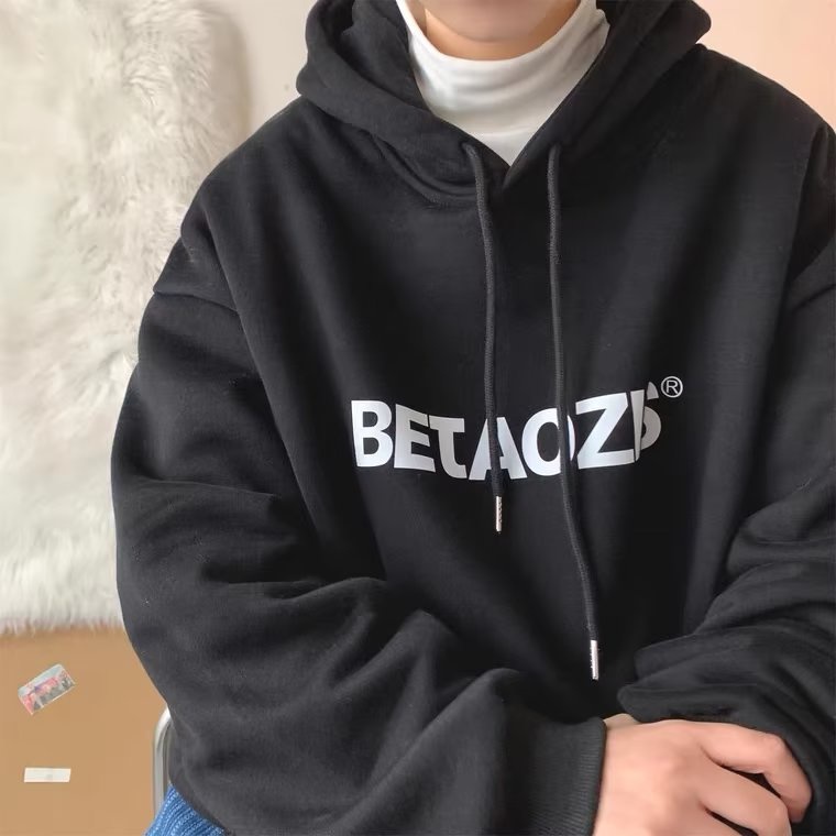 Áo Hoodie Thể Thao In Chữ Thời Trang Nam Tính