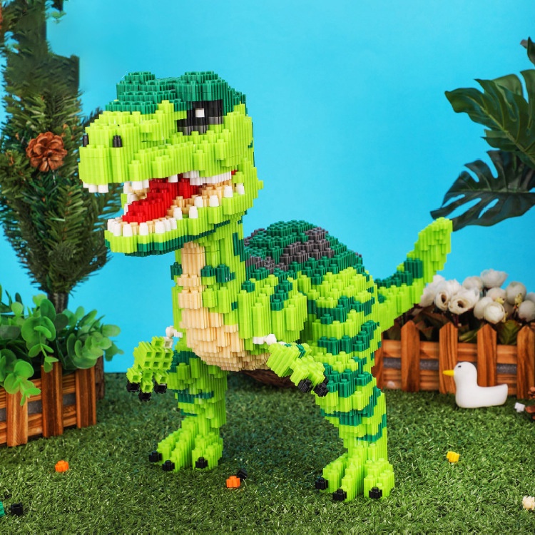 Khủng Long Đồ Chơi Lắp Ráp Mô Hình Dinosaur & ô tô tia chớp McQueen Cho Bé Phát Triển Trí Tuệ