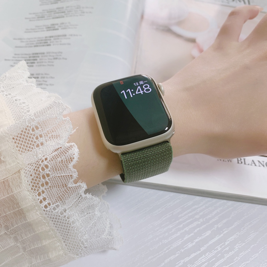 Dây Nylon Đeo Tay Thể Thao Dành Cho Apple Watch Ultra 49mm 45mm 41mm 44mm 40mm 38mm 42mm iWatch Series 8 7 SE 6 5 4 3