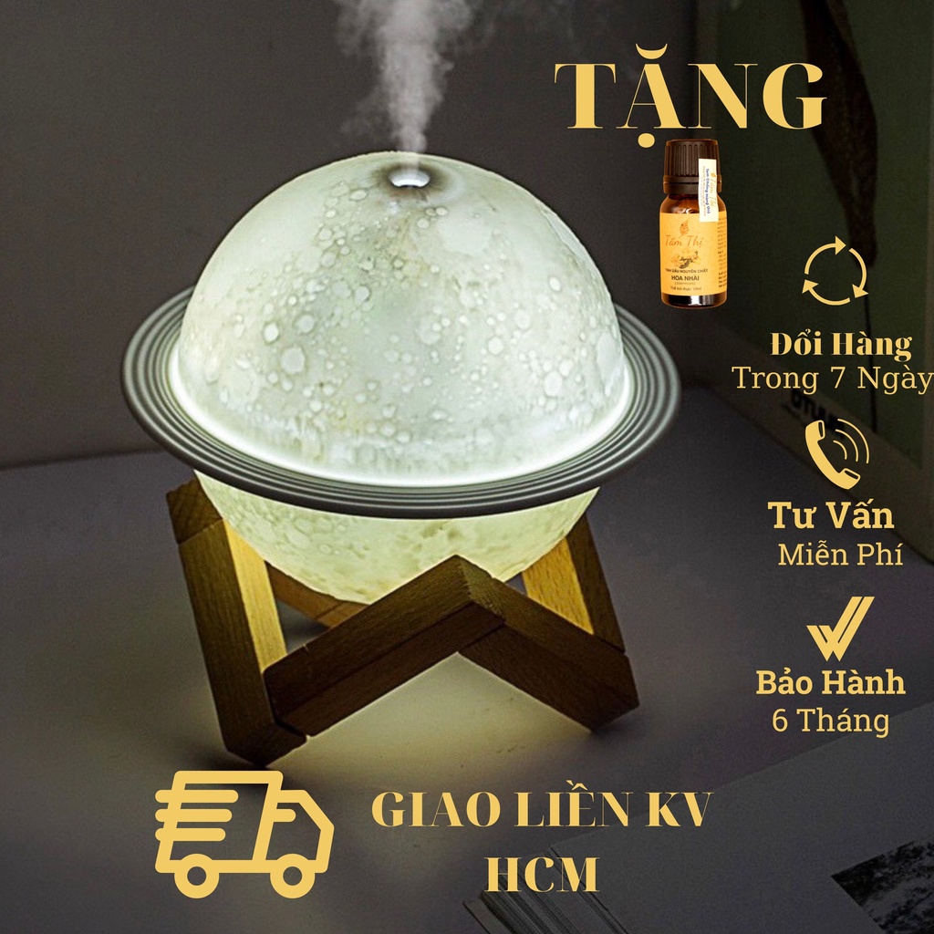 Máy Sông Tinh Dầu Mặt Trăng Trụ Tròn Thay Đèn Ngủ Máy Phun Sương Mặt Trăng Tỏa Hương Thơm Khử Mùi Tạo Ẩm Chống Khô Da