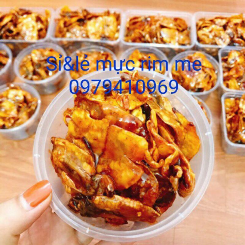 🎁🎁 Hũ 200gr Mực nguyên con rim me loại 1 - Mực rim me nguyên con Nha Trang rất ngon