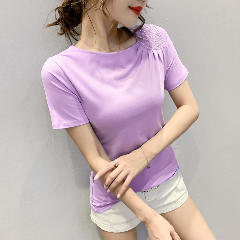 Áo thun tay ngắn nữ Kiểu Mới tay ngắn thời trang