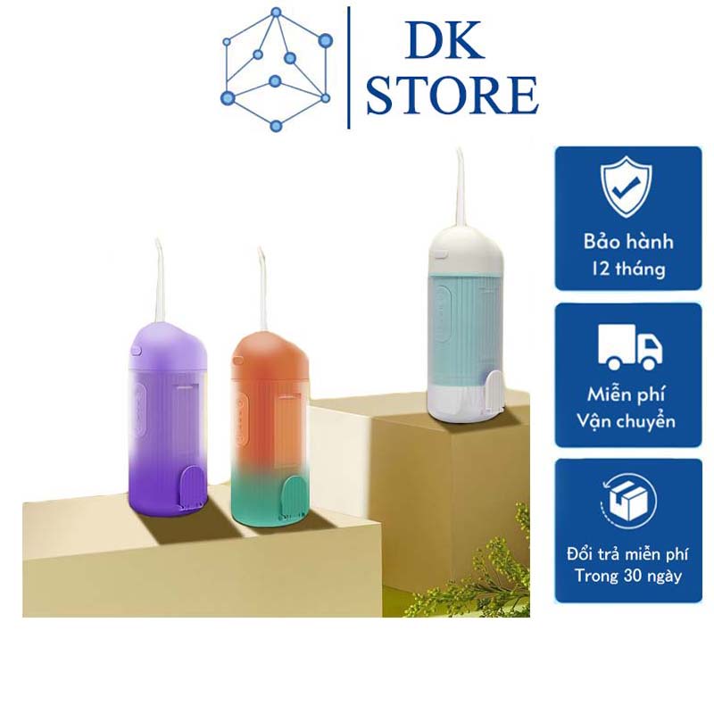 Máy Tăm Nước Cầm Tay Mini Cao Cấp Chính Hãng Vệ Sinh Răng Miệng Tăm Nước Nha Khoa Tẩy Trắng Răng Chống Thấm Nước