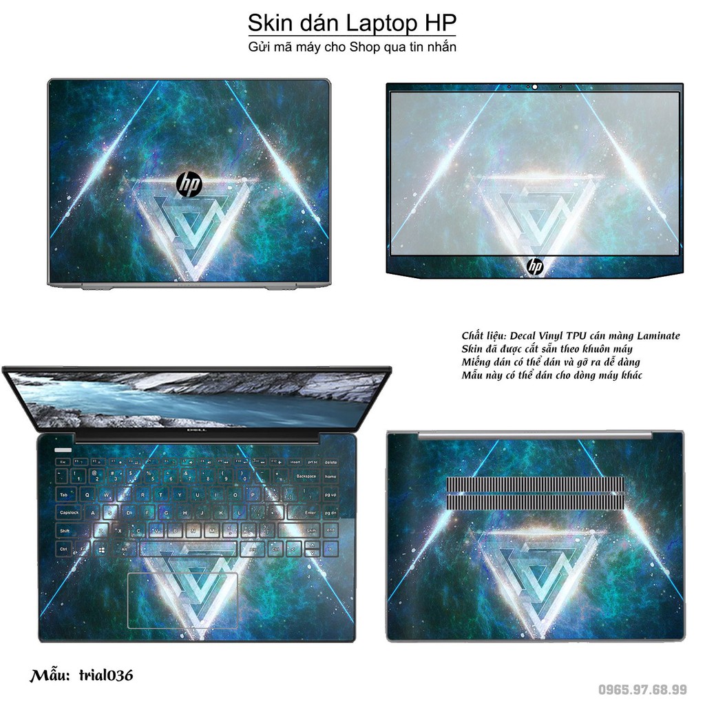 Skin dán Laptop HP in hình Đa giác _nhiều mẫu 6 (inbox mã máy cho Shop)