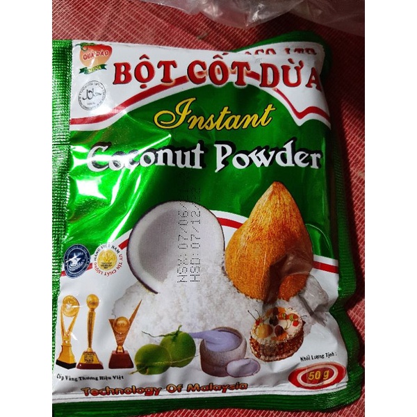 Bột cốt dừa Minaco gói nhỏ 50g