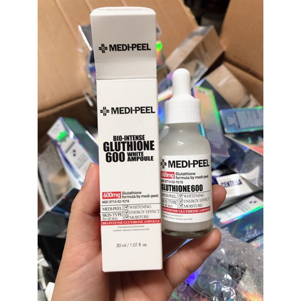 Serum truyền trắng Medi-Peel Bio Intense Gluthione 600 White Ampoule 30ml Hàn Quốc | BigBuy360 - bigbuy360.vn