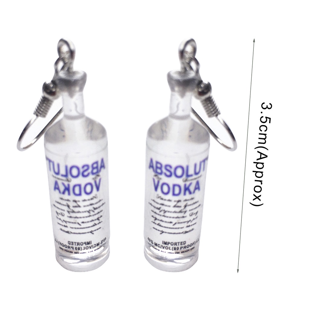 CREATIVE Bông Tai Hình Chai Nước Sáng Tạo Cho Nữ