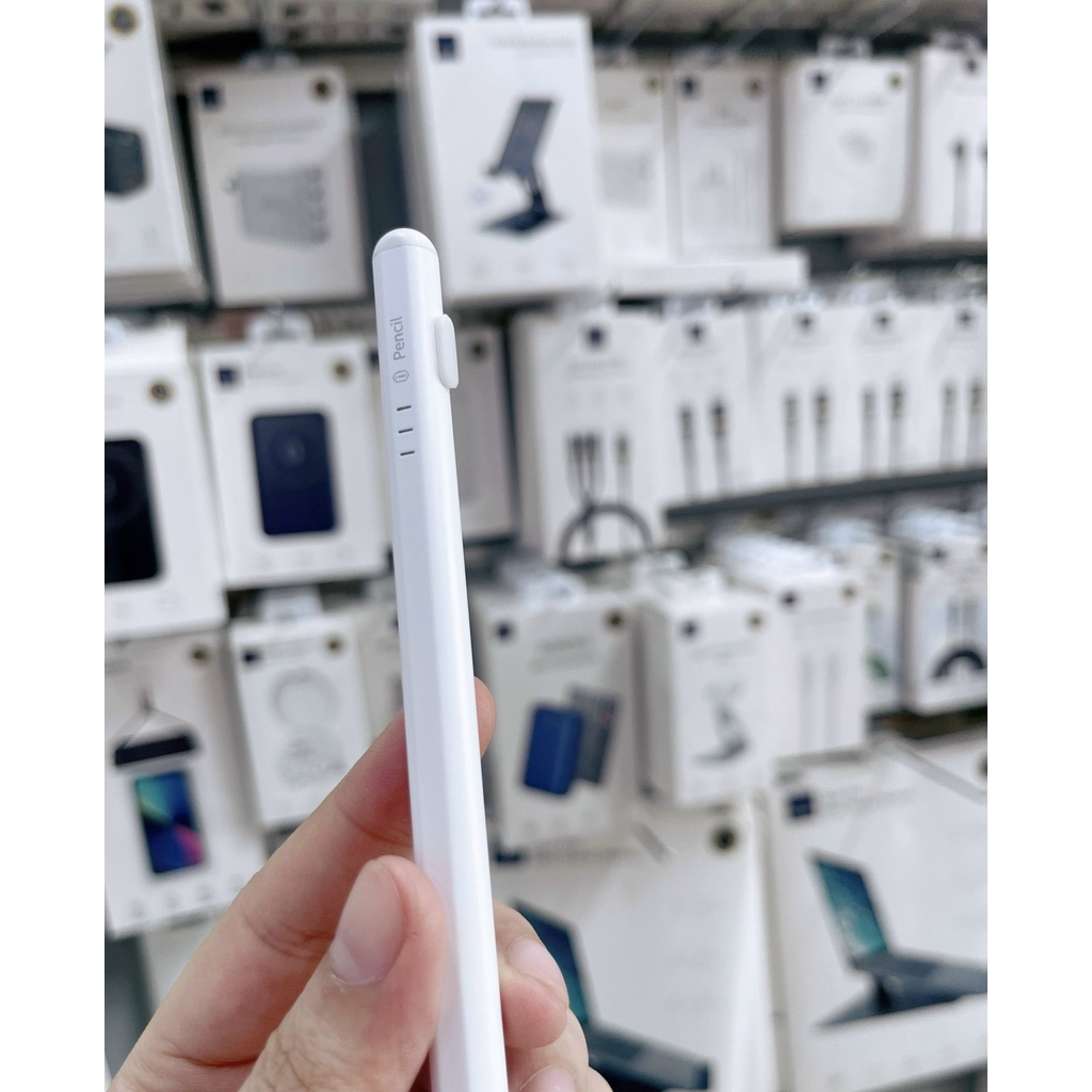 Bút Cảm Ứng Wiwu Pencil Pro Max Cho Máy Tính Bảng Pro 11 inch , Air 4 , Air 5 , M1 , M2 Chống Tỳ Tay - Hàng Chính Hãng