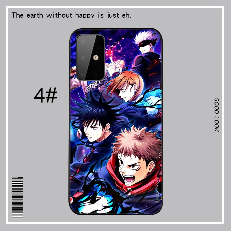 Samsung Galaxy J2 J4 J5 J7 Prime Core Pro F62 M62 A52 A32 A01 Soft Phone Case Jujutsu Kaisen Yuji Itadori Anime Cover Casing