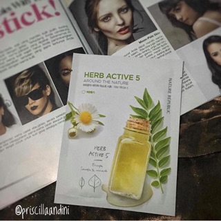 Mặt nạ giấy Around The Nature Mask Sheet( mix 10 Miếng)