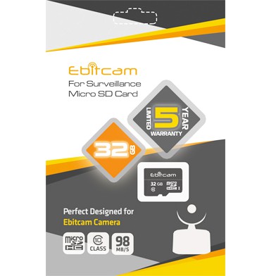 Thẻ nhớ Micro SD EBITCAM 32GB | BigBuy360 - bigbuy360.vn