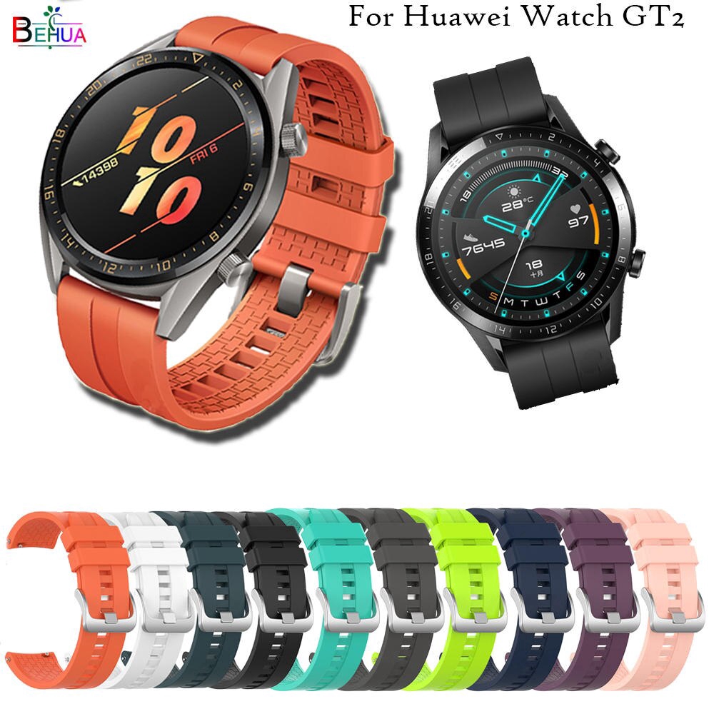Dây Đeo Silicon 22mm Cho Đồng Hồ Thông Minh Huawei Watch GT 2 46mm /Amazfit GTR 47mm