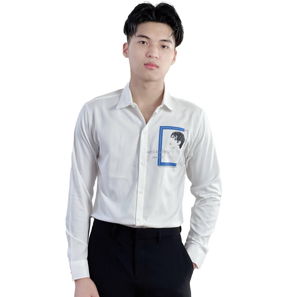 Áo sơ mi nam tay dài 4YOUNG SM201 | BigBuy360 - bigbuy360.vn