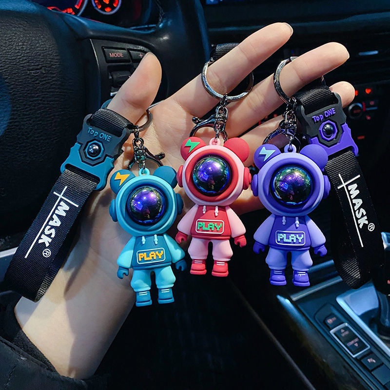 Móc Khóa Hình Gấu Hoạt Hình Đáng Yêu