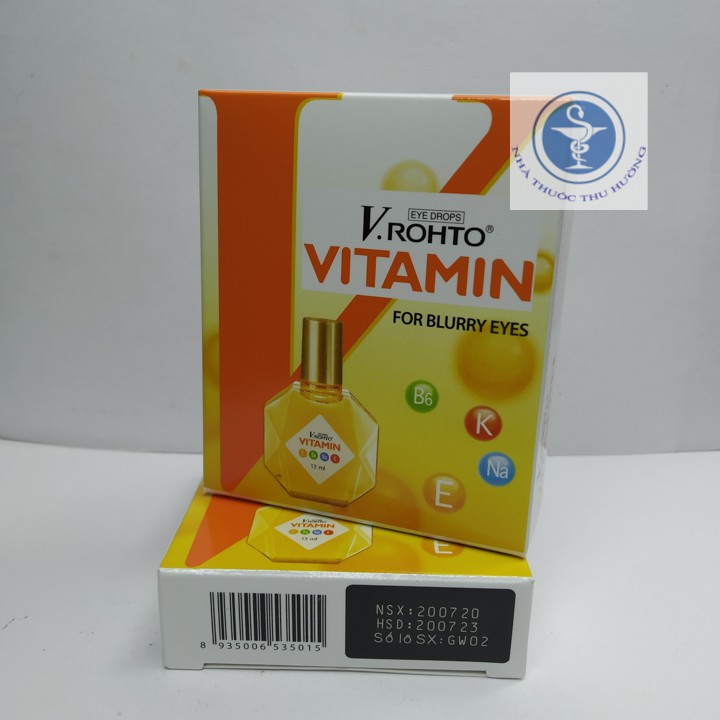 Nhỏ mắt V.Rohto Vitamin - Lọ 13ml