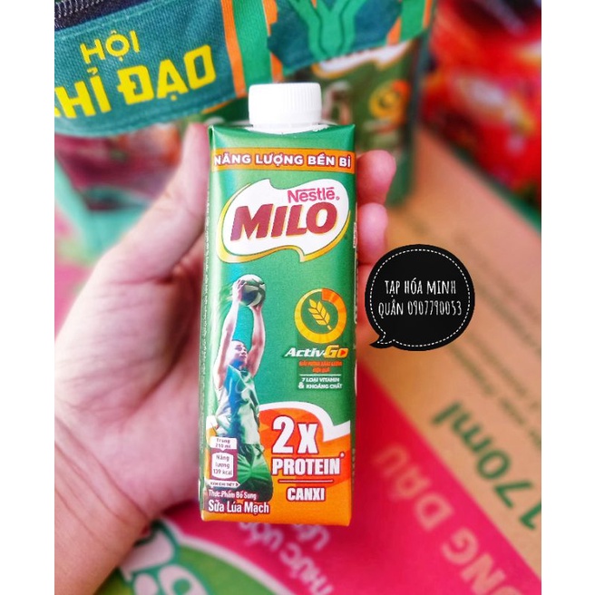 SỮA MILO NẮP VẶN TẶNG TÚI ( 6 HỘP)