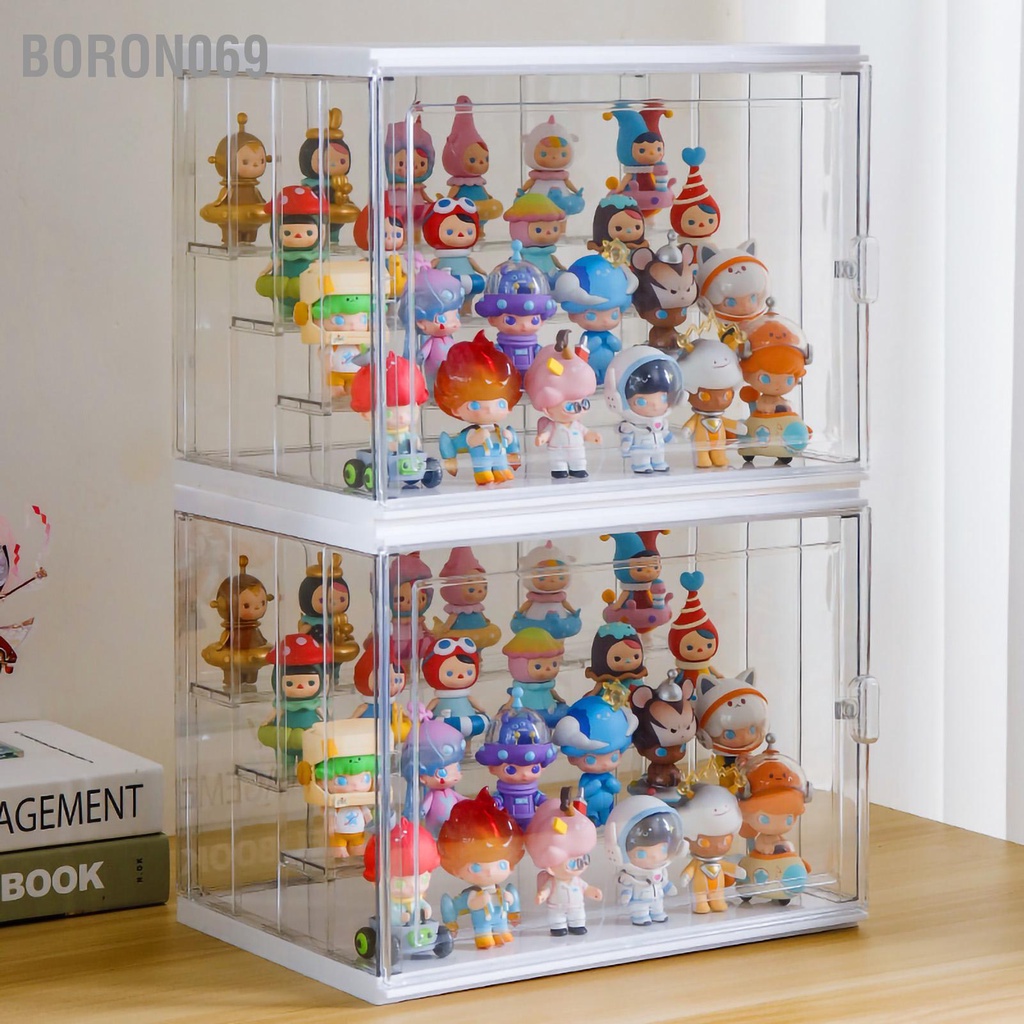 Hộp trưng bày trong suốt đựng bộ sưu tập tủ Storge rõ ràng cho nhựa Boron069