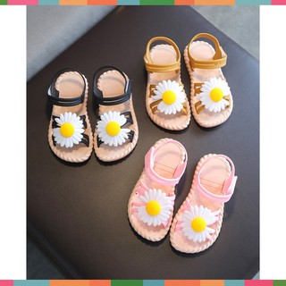 Dép Sandal Hoa Cúc Cho Bé Gái Chống Trơn Siêu Mềm Và Êm Chân