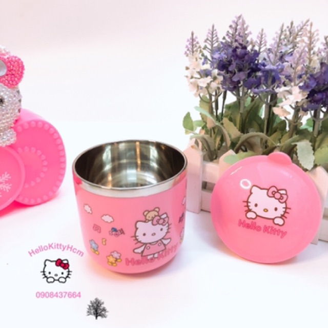 Ly inox 304 HelloKitty Doreamon