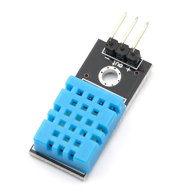 Mô đun cảm biến nhiệt độ và độ ẩm tương đối DHT11 kèm dây cáp dùng cho bộ mạch Arduino tự làm