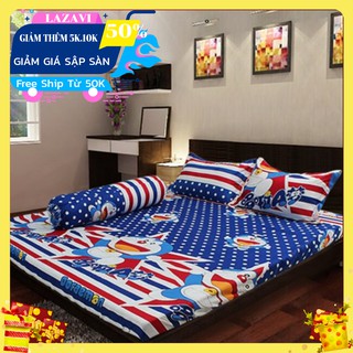 Bộ ga kèm 2 vỏ gối Doremon