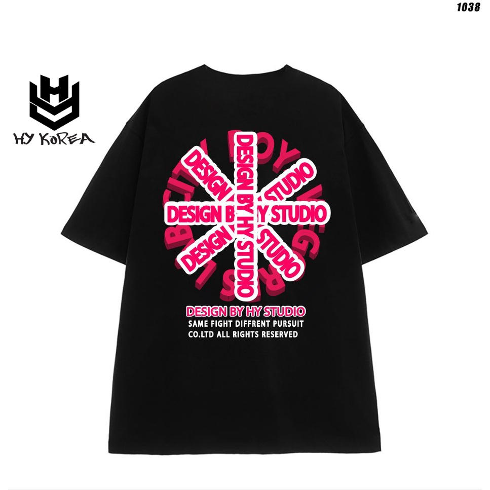 Áo thun tay lỡ unisex form rộng Dấu sao HY STUDIO 1038