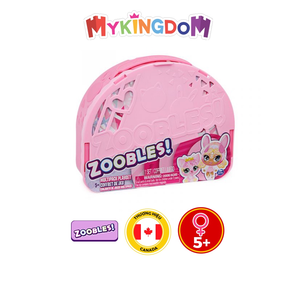 Đồ Chơi ZOOBLES Bộ 3 Banh Thú Cưng Và Bé Con 6061529