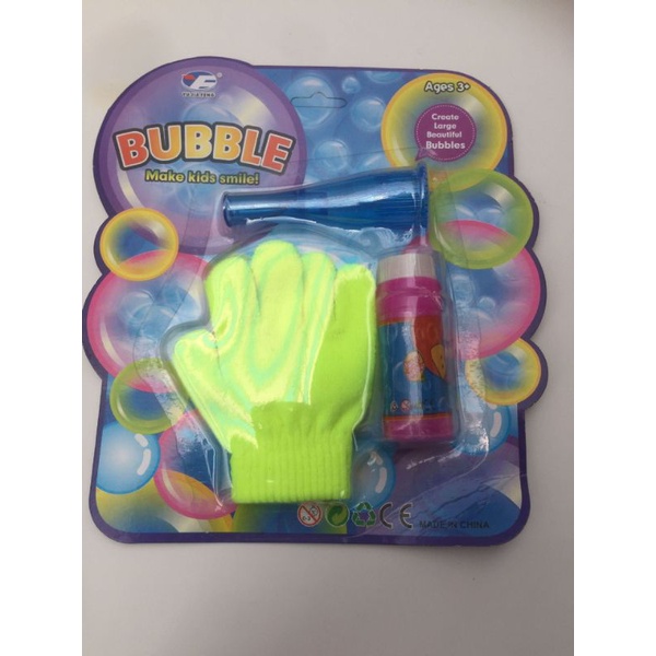 Găng tay ma thuật nước thổi bong bóng xà phòng đồ chơi vận động ngoài trời