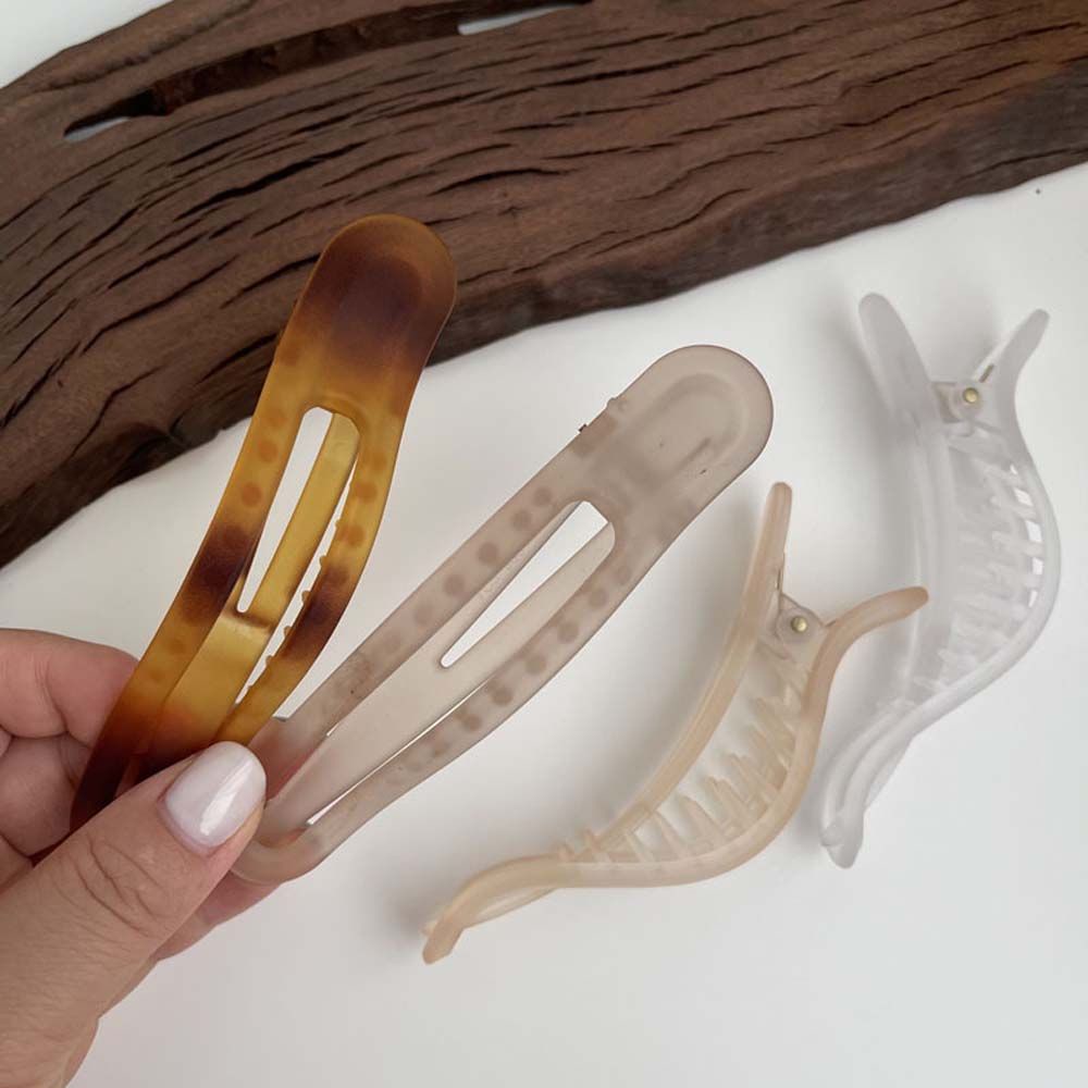 Kẹp Tóc Mỏ Vịt Bằng Acrylic Nhiều Màu Sắc Phong Cách Hàn Quốc Cổ Điển Cho Nữ