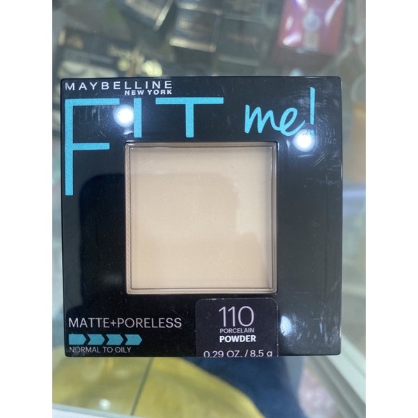 Phấn Phủ Mịn Nhẹ Kiềm Dầu Fit Me Matte Poreless Powder Maybelline New York 8.5g (Hộp)