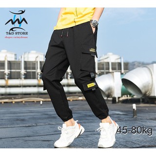[45-85kg] Quần jogger kaki túi hộp phong cách thể thao, năng động, thời trang JKTHTD