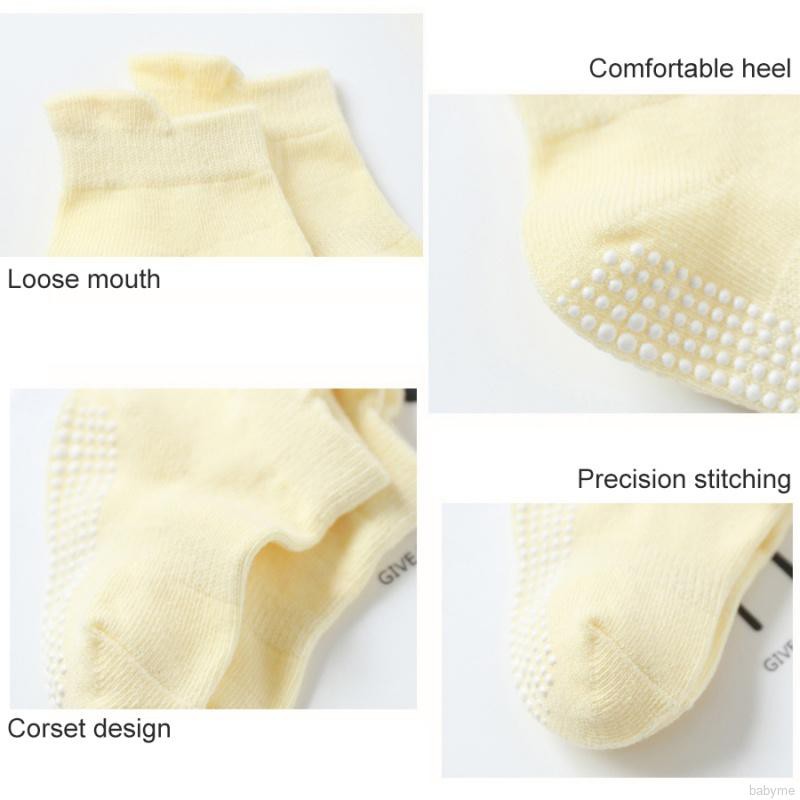 Set 6 Đôi Vớ Cotton Chống Trượt Xinh Xắn Dành Cho Bé