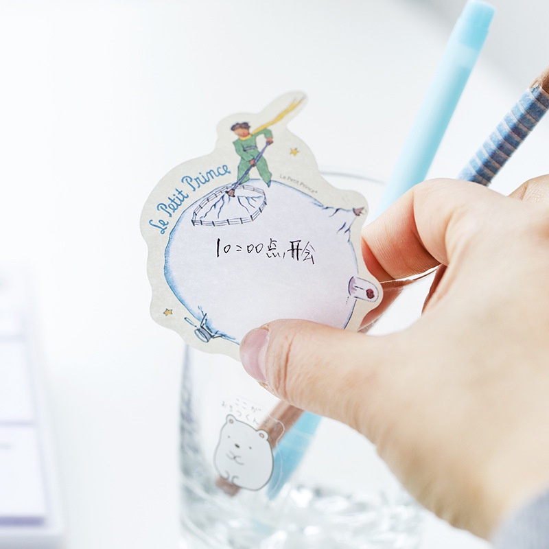 Set 30 Tờ Giấy Ghi Chú Họa Tiết Hoàng Tử Bé Dễ Thương Dùng Trang Trí