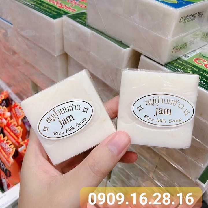 1 CỤC - Xà phòng cám nghệ Jam Extra, Cám Gạo,Nghệ Cam Thái Lan [ CHÍNH HÃNG ] | BigBuy360 - bigbuy360.vn