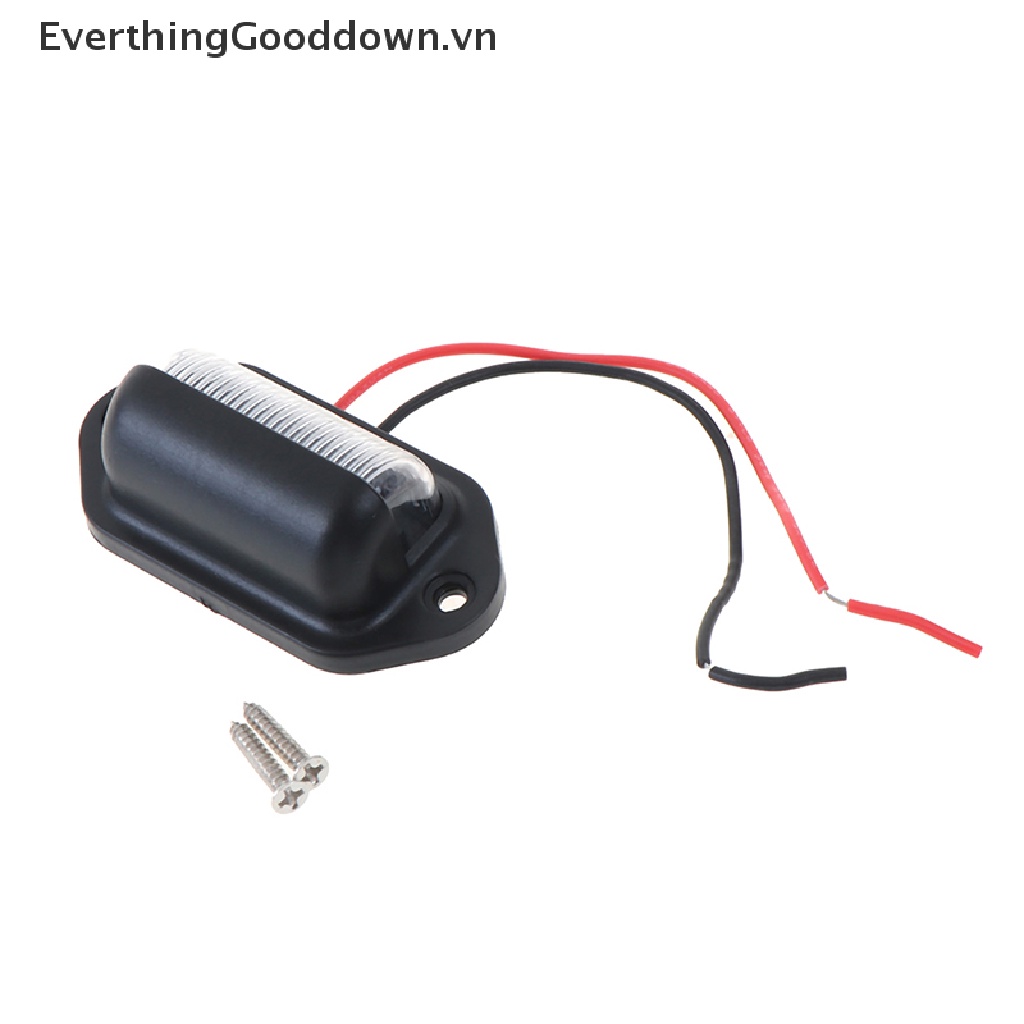 1 Đèn LED 6 Bóng 12V Chống Nước Gắn Biển Số Xe Hơi, Xe Tải, Tàu Thuyền