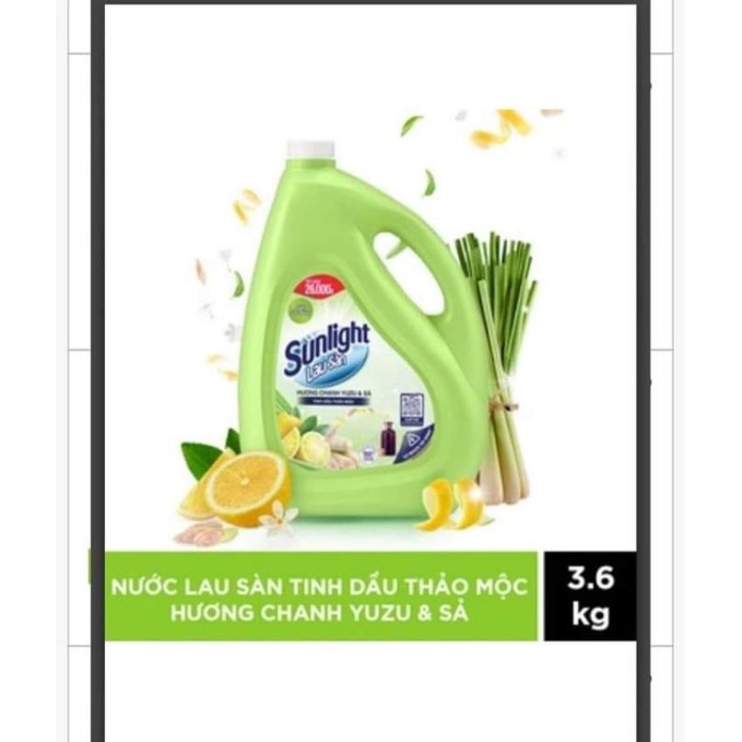 Nước lau sàn Sunlight can 3,6kg