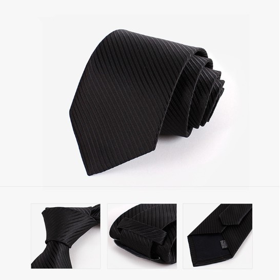 Cà vạt nam màu trơn 8cm kiểu doanh nhân