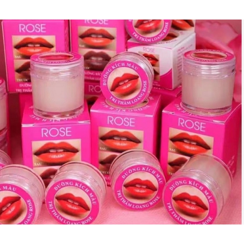 Son dưỡng môi ROSE - dưỡng môi sau phun xăm chống thâm loang