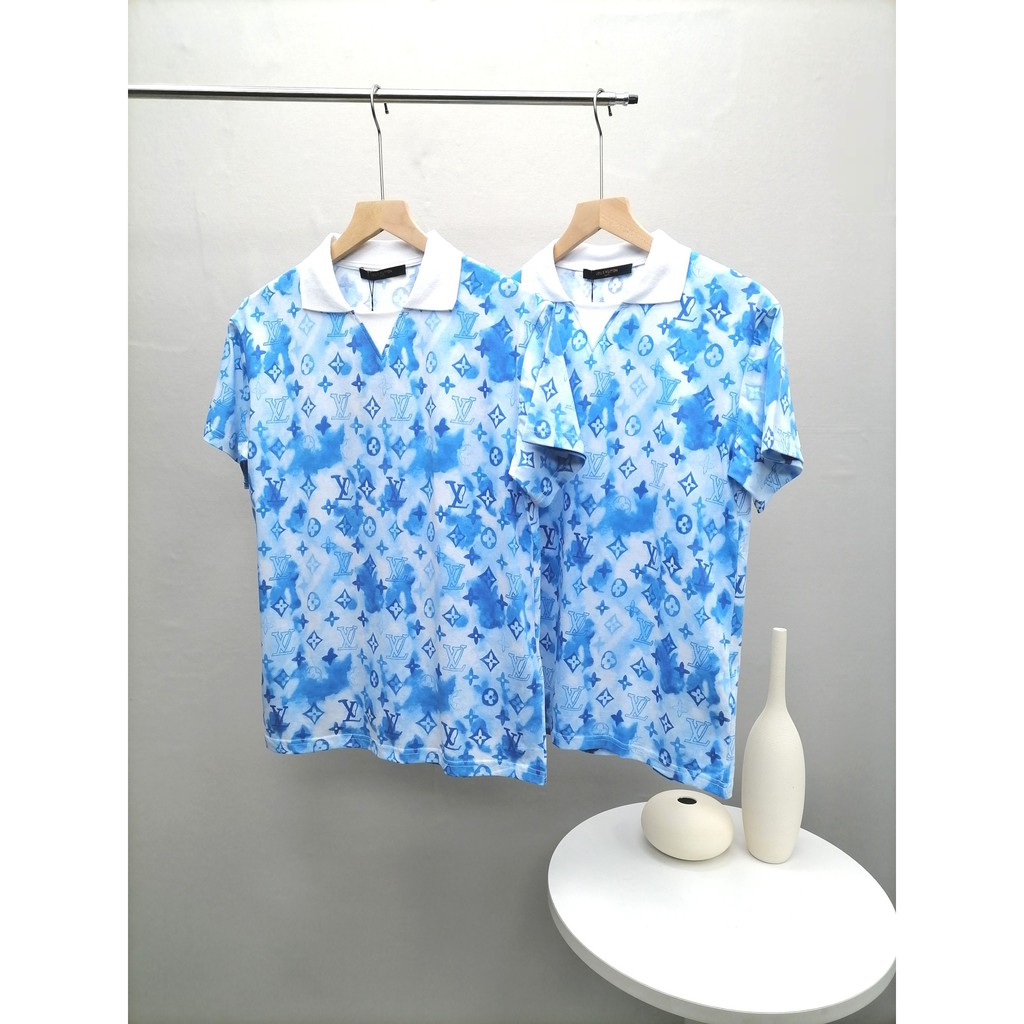 [Babe I'm Real] Áo Tee Shirts LouisVuitton BlueSKy FW21 ( Full Tag, mac,... )