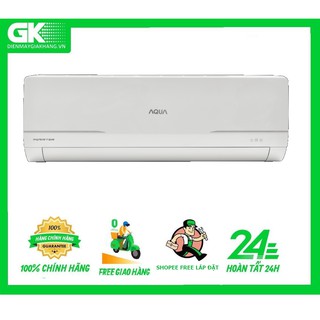 MIỄN PHÍ CÔNG LẮP ĐẶT - KCRV12WNM Máy lạnh Aqua 1.5 hp AQA-KCRV12WNM