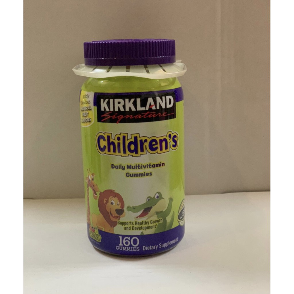 Kẹo dẻo Vitamin cho bé Kirkland Signature Children's Multivitamin160 viên - Mỹ